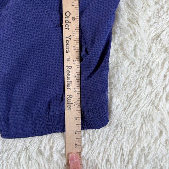 Giacca Sport Houndstooth Jacket Women's Petite Small PS Purple Zip Vintage - Picture 6 of 15